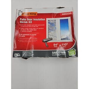 Frost King Shrink Window Film Kit Clear - V76H 84"wide 110"tall Lot Of 2